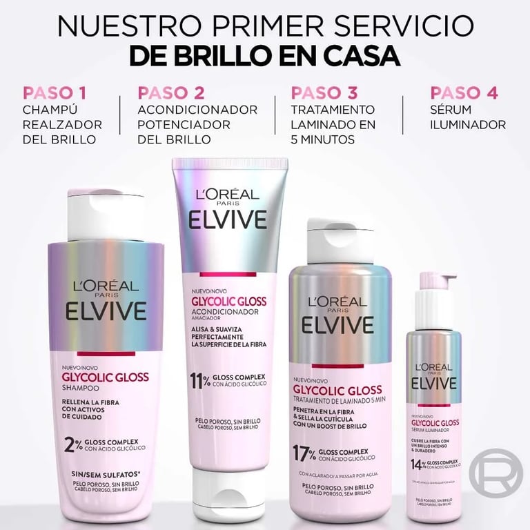 Shampoo Glycolic Gloss 200 ml von Elvive