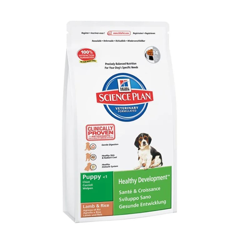 Science Plan Puppy Healthy Development Mittelgroße Hunderassen Lamm und Reis