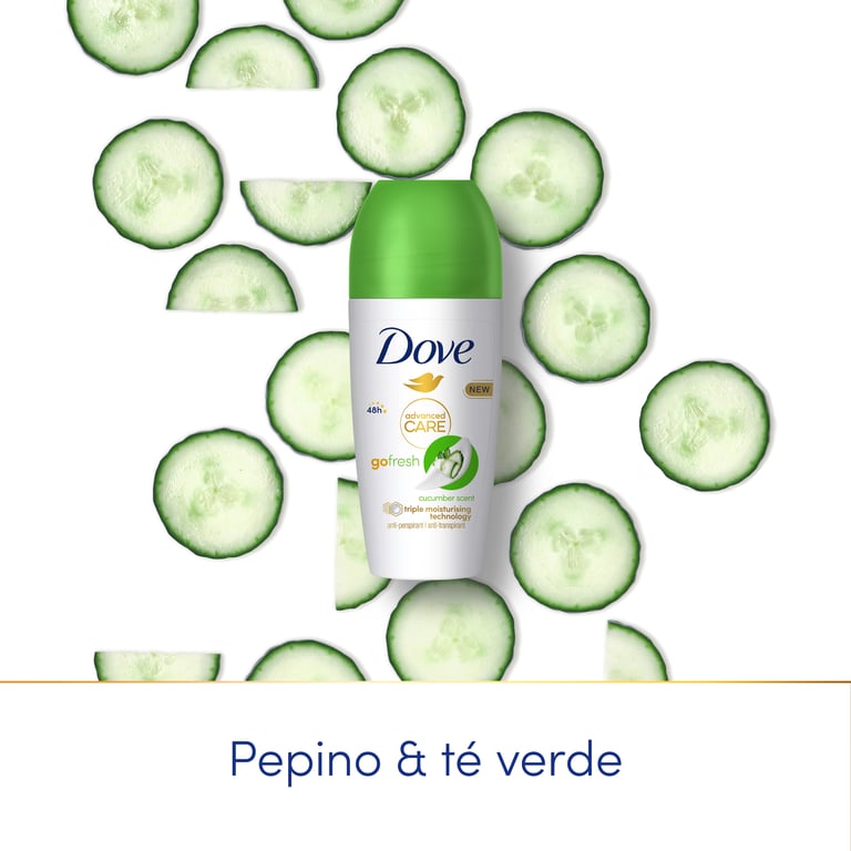 Advanced Care Deodorant Gurke 48h Roll-On 50 ml von Dove