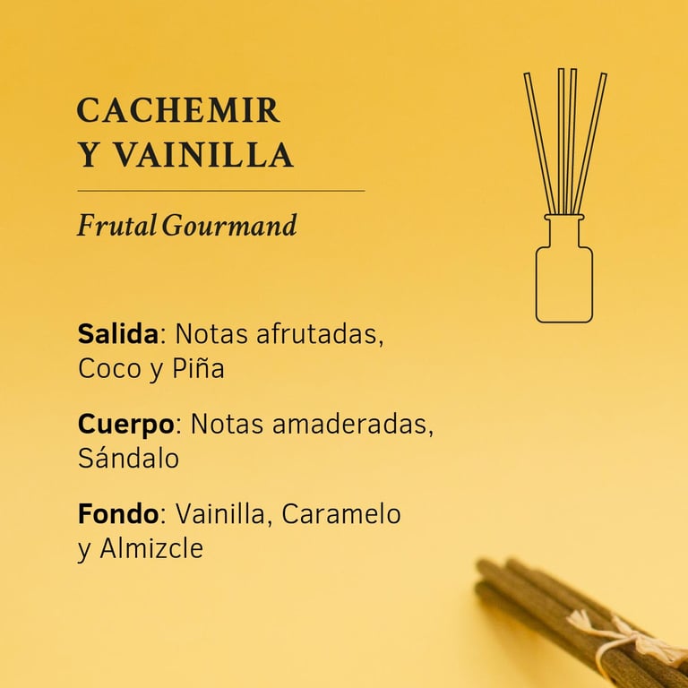 Diffuseur Mikado Cachemire Vanille - imagen 8 de 8