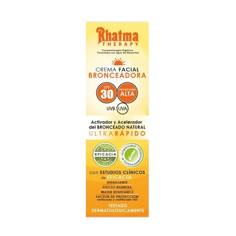Crema Facial Bronceadora SPF30