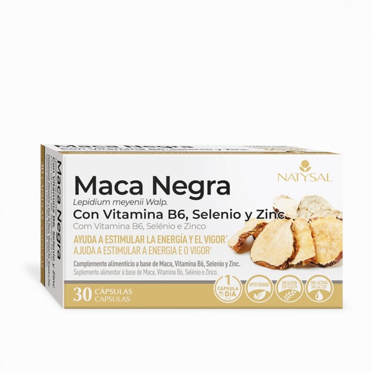 Maca Noire B6, Sélénium, Zinc