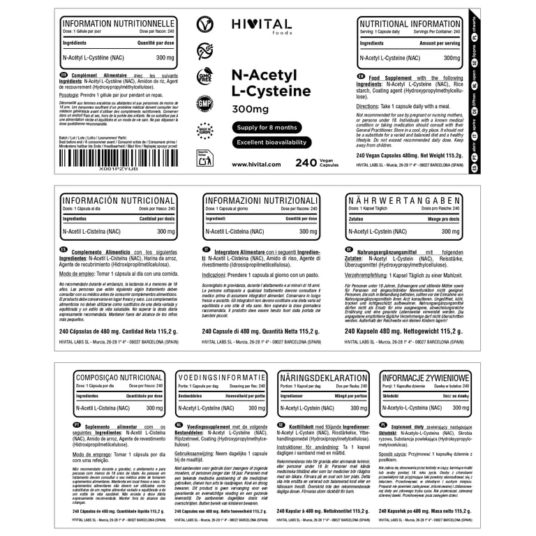 N-Acetyl L-Cystein 300 mg - imagen 2 de 2