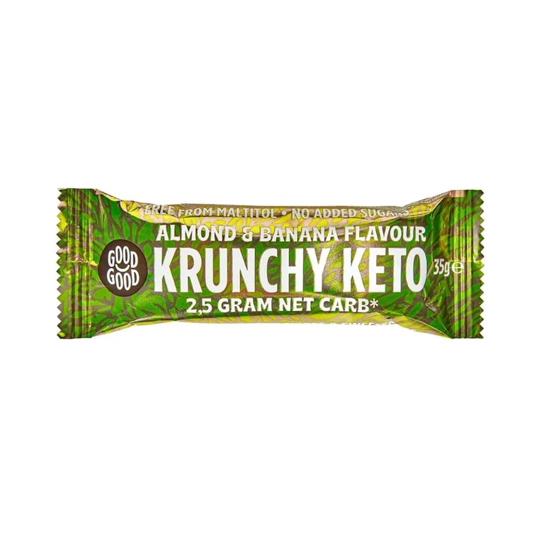 Barrita Krunchy Keto Almendra Y Plátano