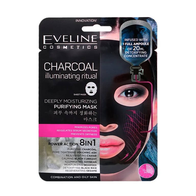 Charcoal Masque Visage Hydratant Purifiant