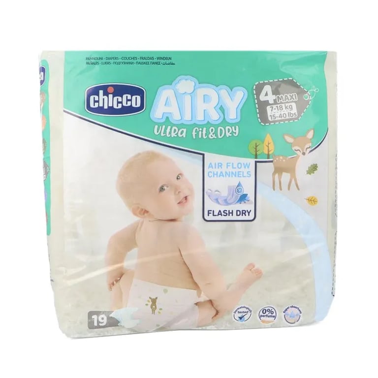 Fraldas Airy Maxi T-4 7-18 Kg