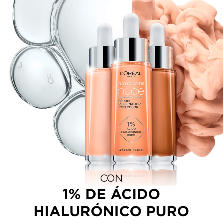 Accord Parfait Nude Siero 0,5-2 Very Light 30 ml di L'Oreal Make Up