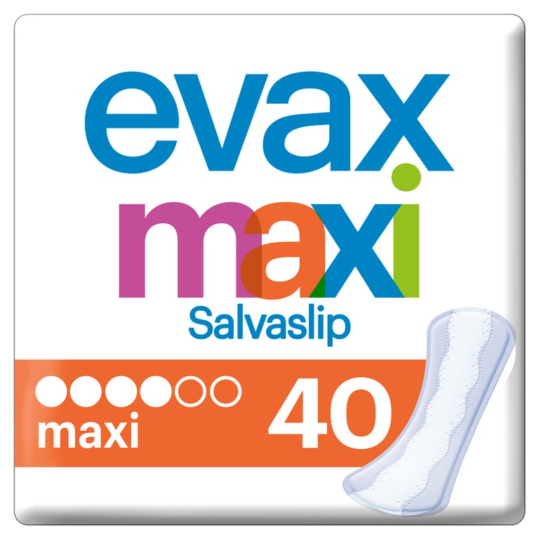 Evax Protège-Slips Maxi 40 Unités de Evax
