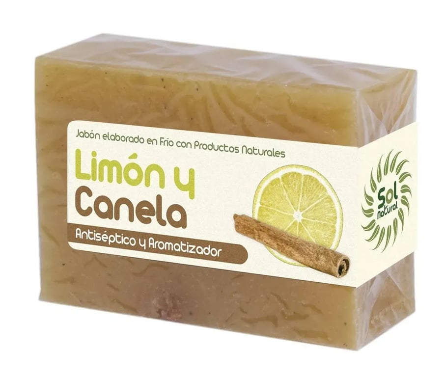 Savon Naturel Solide au Citron et à la Cannelle