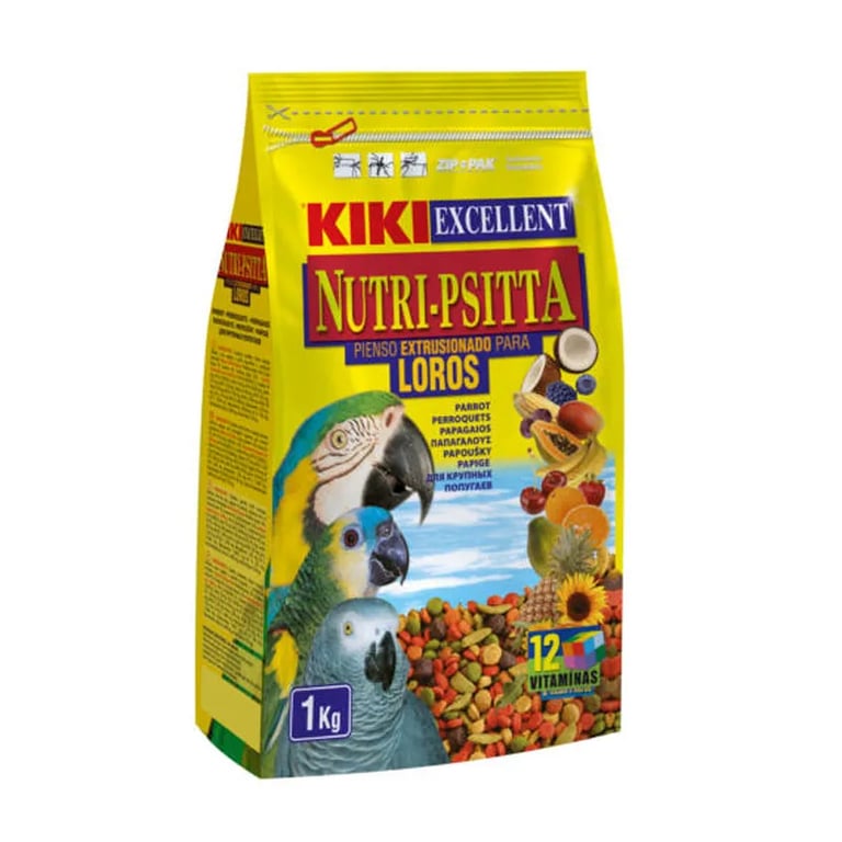 Excellent Nutri-Psitta Alimento Para Loros Paquete 1 Kg