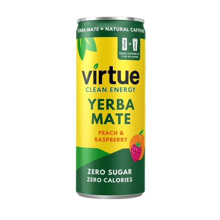 Clean Energy Yerba Mate Frambuesa Melocotón