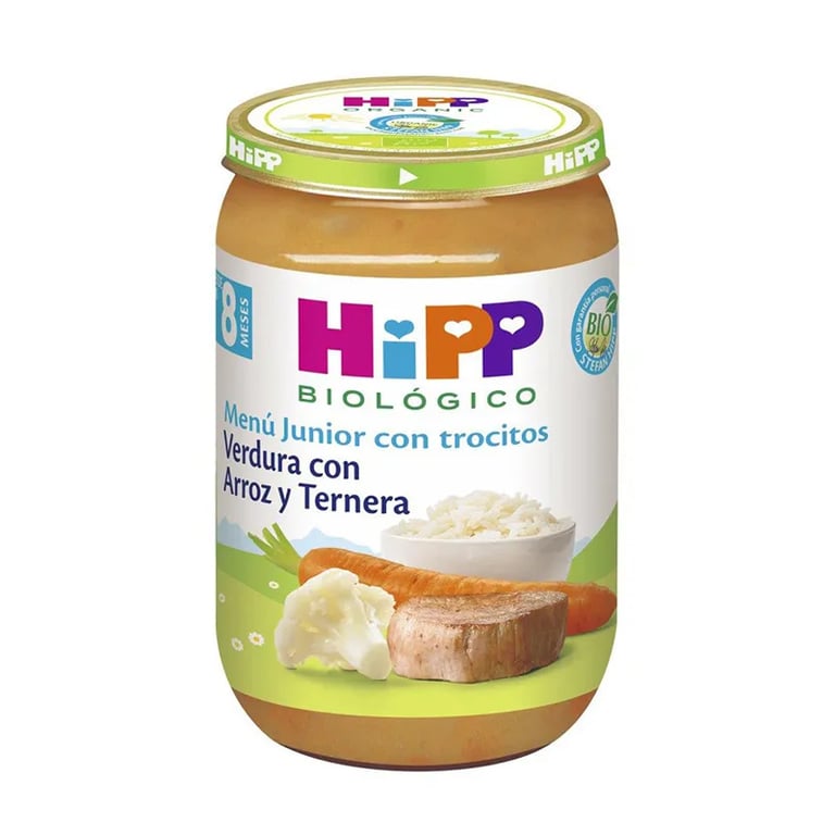 Verduras Con Arroz Y Ternera Bio