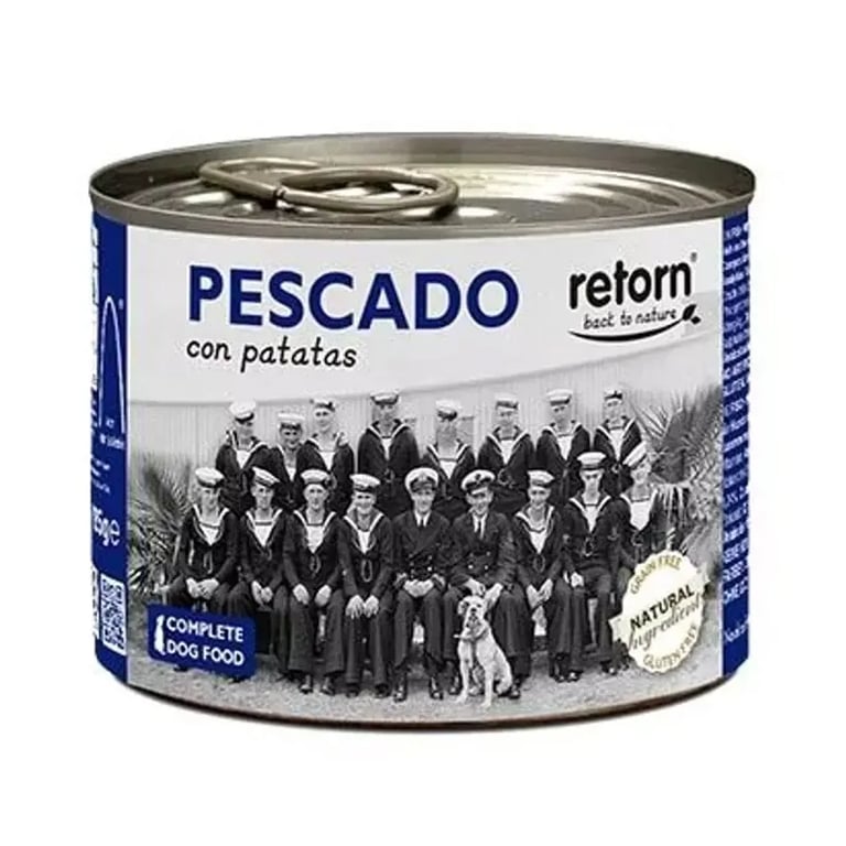 Alimento Umido per Cani Pesce e Patate