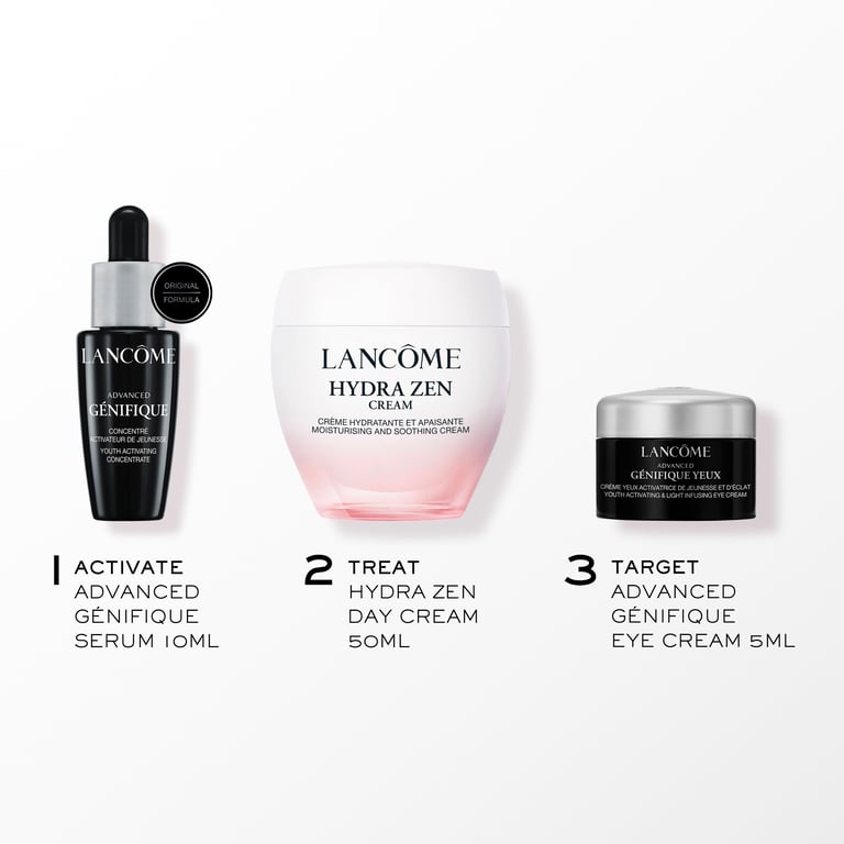 Hyda Zen Cream 50 ml + Sérum 10 ml + Contour des Yeux 5 ml Lot de Lancôme
