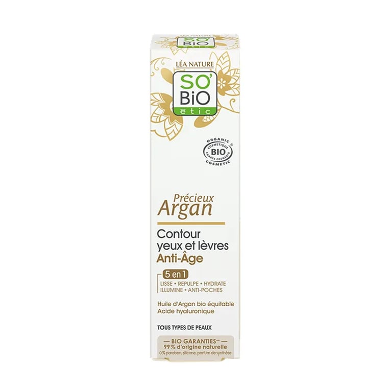 Contorno De Ojos Y Labios Antiedad Argán Bio