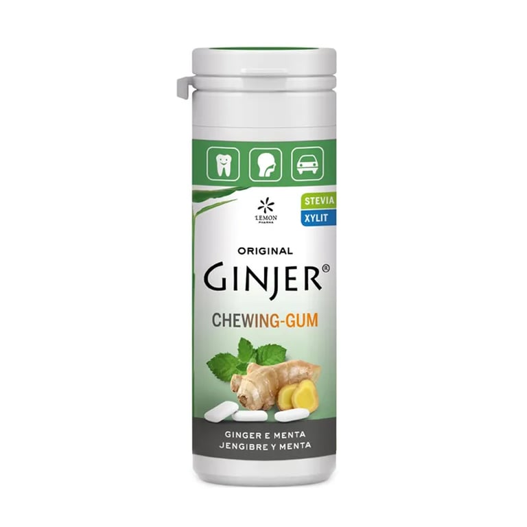 Ginjer Chicles Menta Stevia