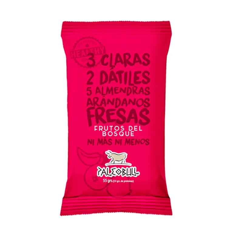 PALEOBULL BARRITA DE ARÁNDANOS, FRESAS Y FRUTOS DEL BOSQUE