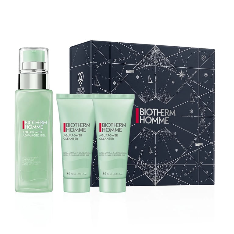 Homme Aquapower Advance Gel 75 ml + Aquapower Cleanser 40 ml x2