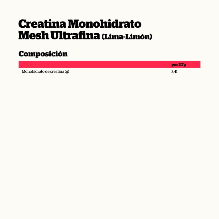 Créatine Monohydrate Ultra-Fine - imagen 4 de 4