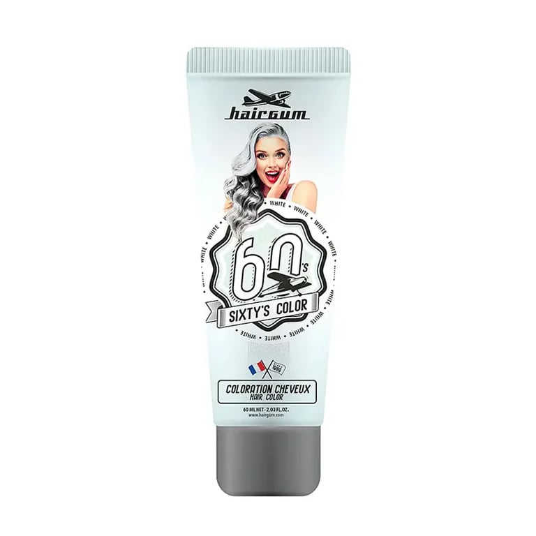 Sixty'S Color Hair Color #White