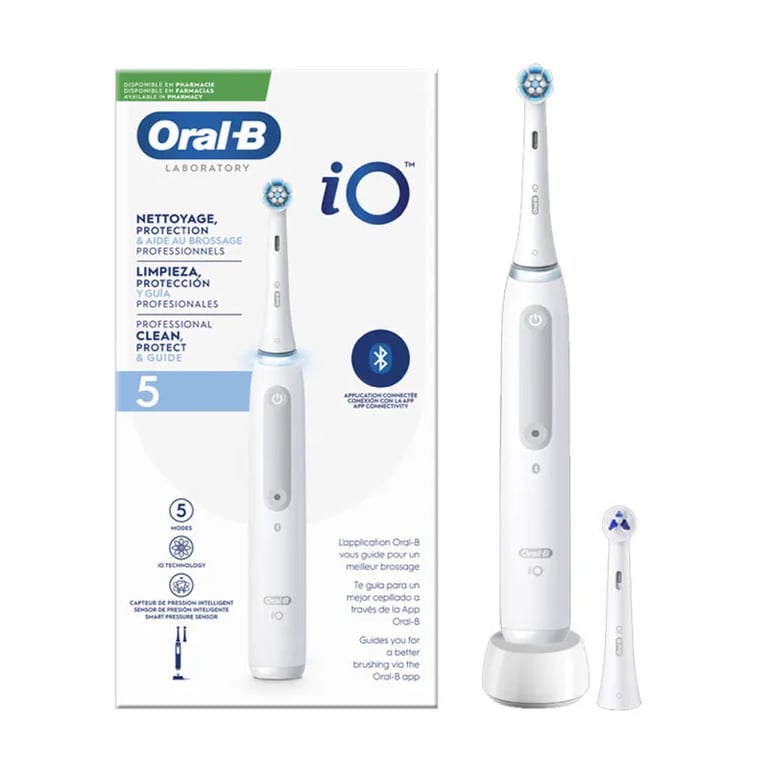 Oral-B Laboratory iO Spazzolino Elettrico 5 + 2 Testine