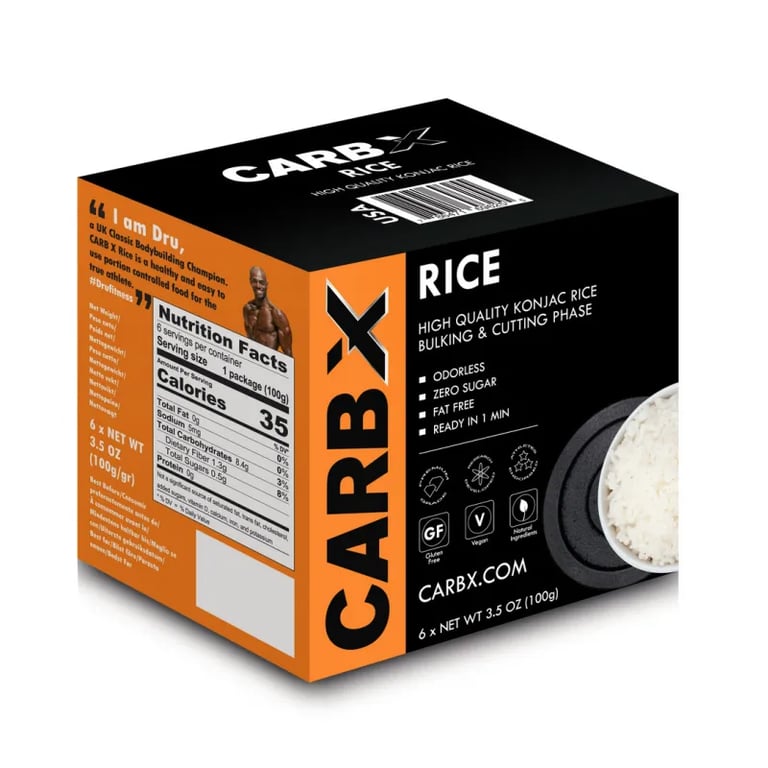Carbx Konjac Pasta Rice