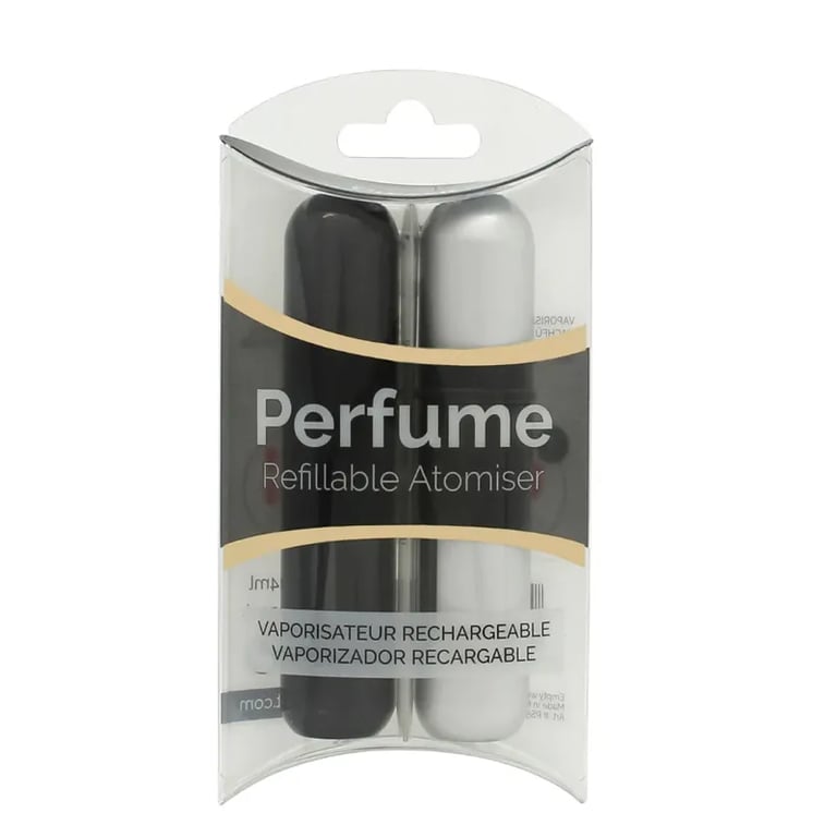 Perfume Refillable Atomizer Lote 1 vapo Nego + 1 vapo gis