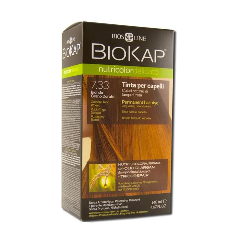Nutricolordelicato Tinte Rubio Trigo Dorado Bio 7.33