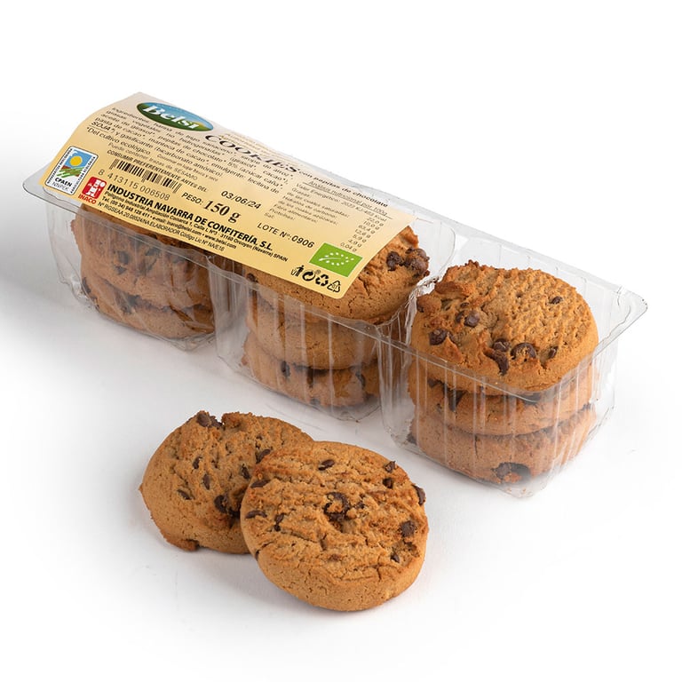 Cookies con Pepitas de Chocolate Sin Gluten