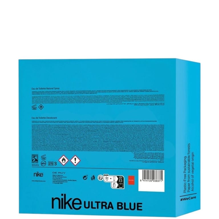 Ultra Blue Man Set EDT 100 ml + Desodorante 200 ml de Nike