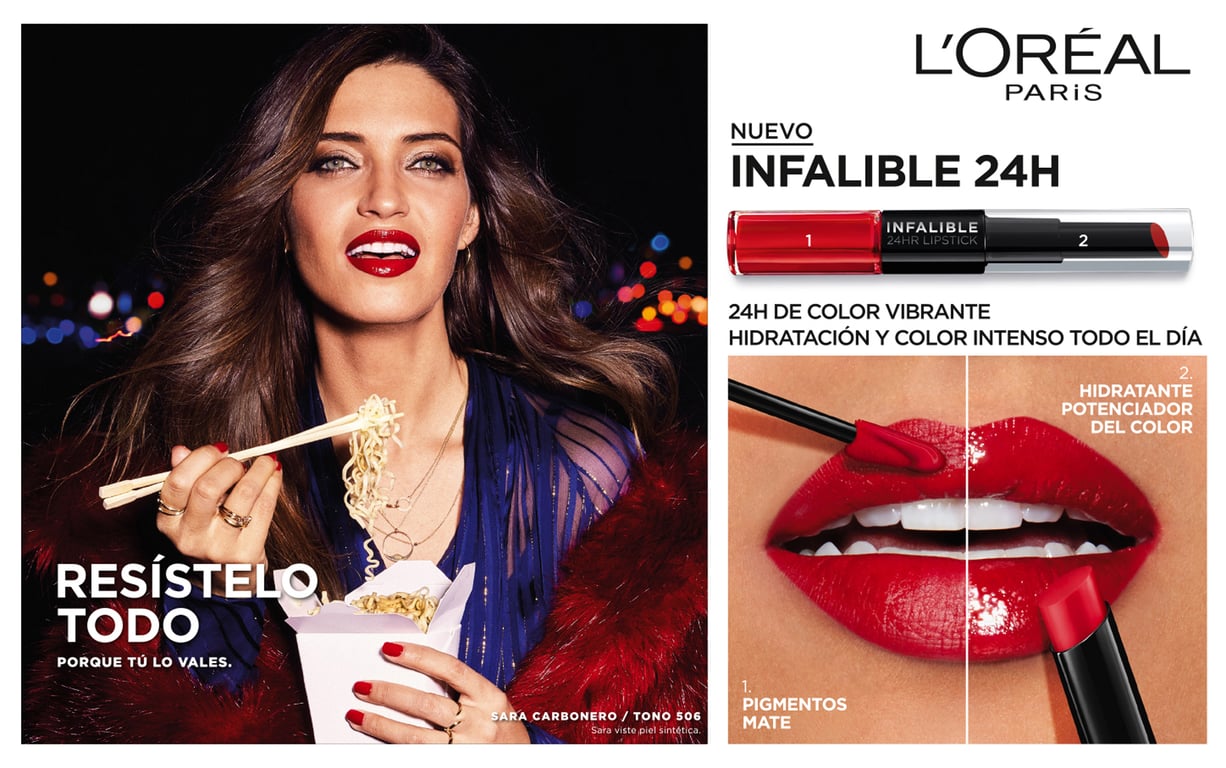 Infaillible 24H Lipstick ##506-red infallible von L'Oreal Make Up