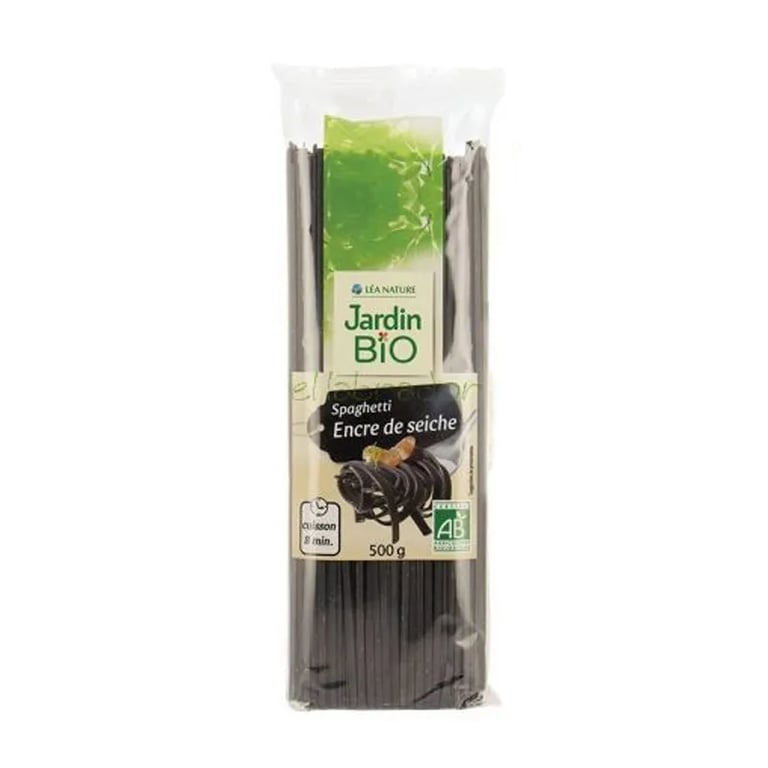 Spaghettis Noirs Bio à l'Encre de Calamar