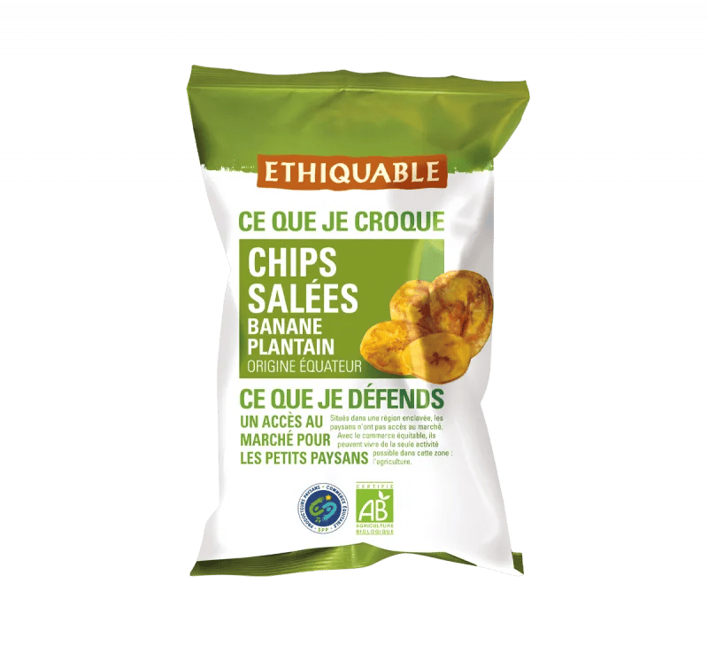 Chips De Plátano Salado Bio