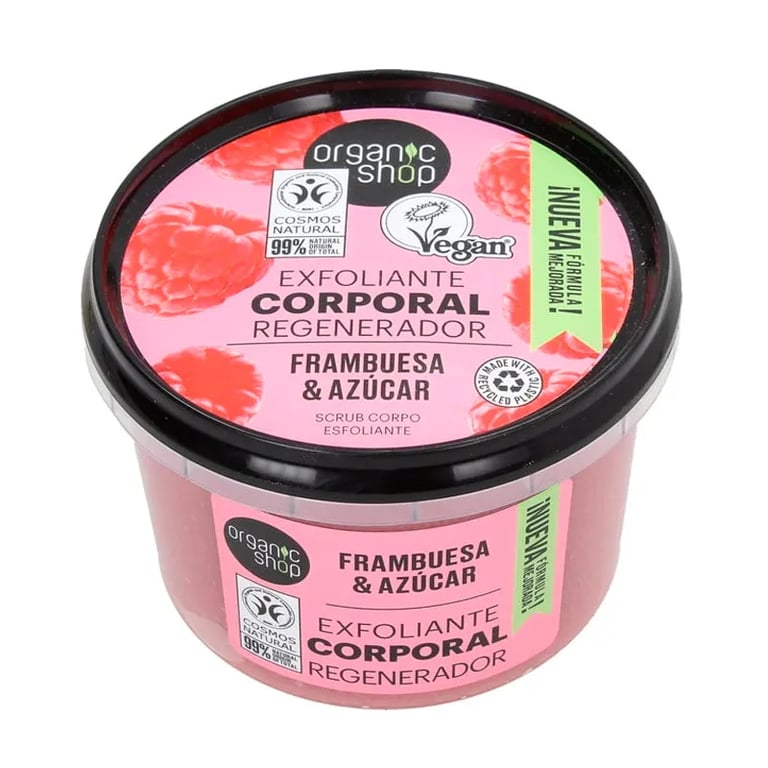 Exfoliante Corporal Regenerador Frambuesa Y Azúcar