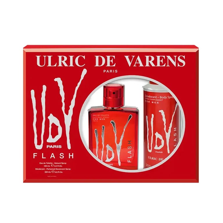 Udv Flash for Men Set EDT 100 ml + Deodorante 200 ml