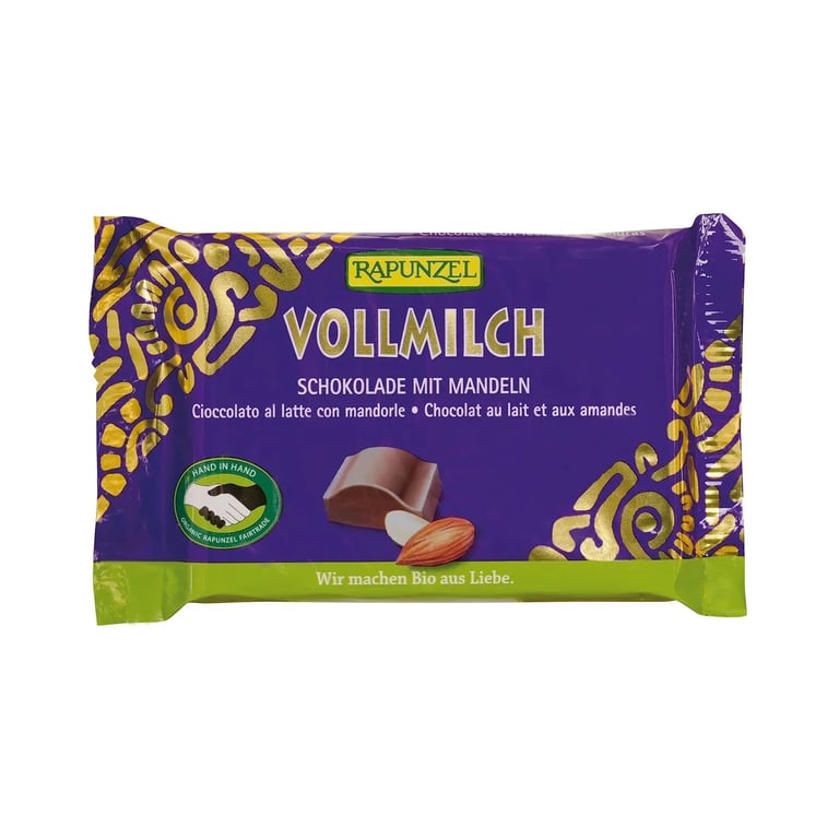 Snack Chocolat au Lait aux Amandes Bio