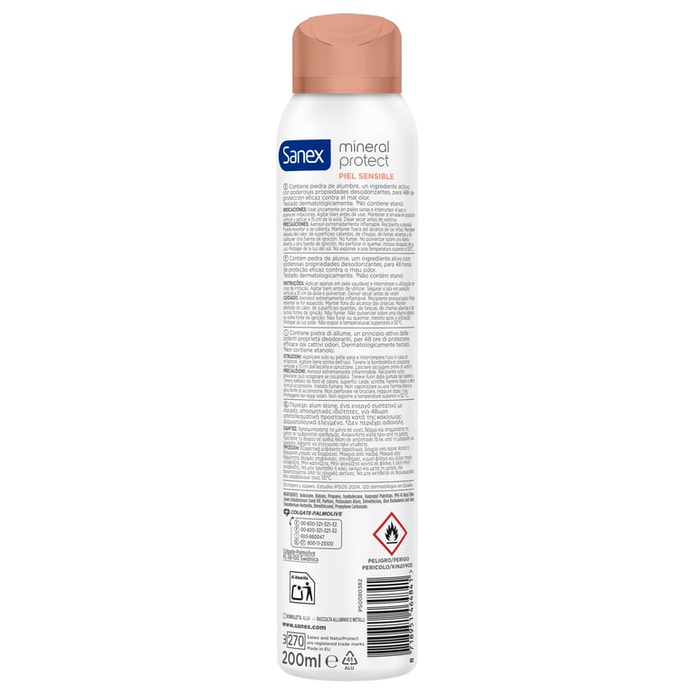 Natur Protect Piel Sensible Desodorante Spray 200 ml de Sanex