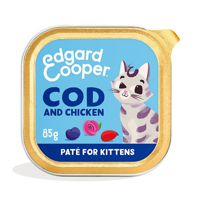 Nourriture Humide Chat Kitten Morue Et Poulet