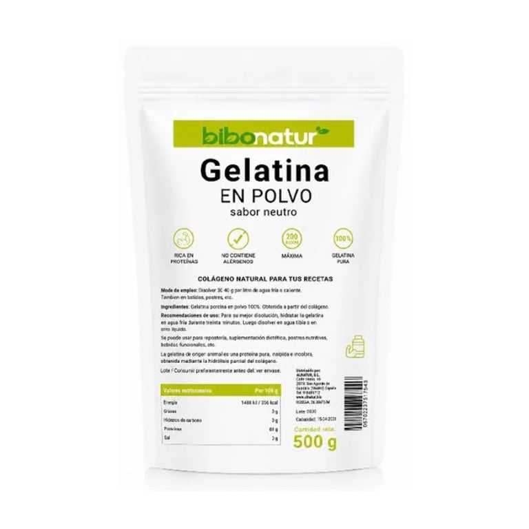 Gelatina en Polvo Sabor Neutro