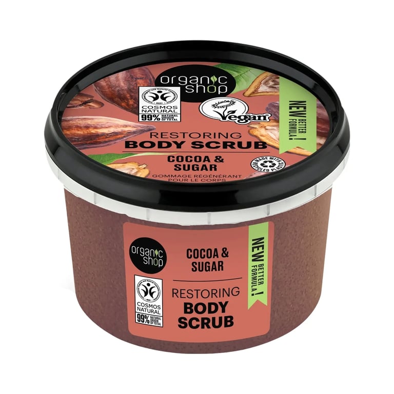 Exfoliante Corporal Restaurador Cacao Y Azúcar