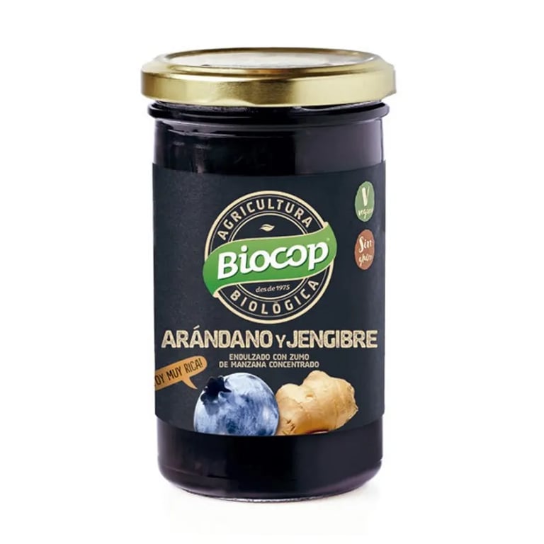 Compota Mirtilo E Gengibre Bio