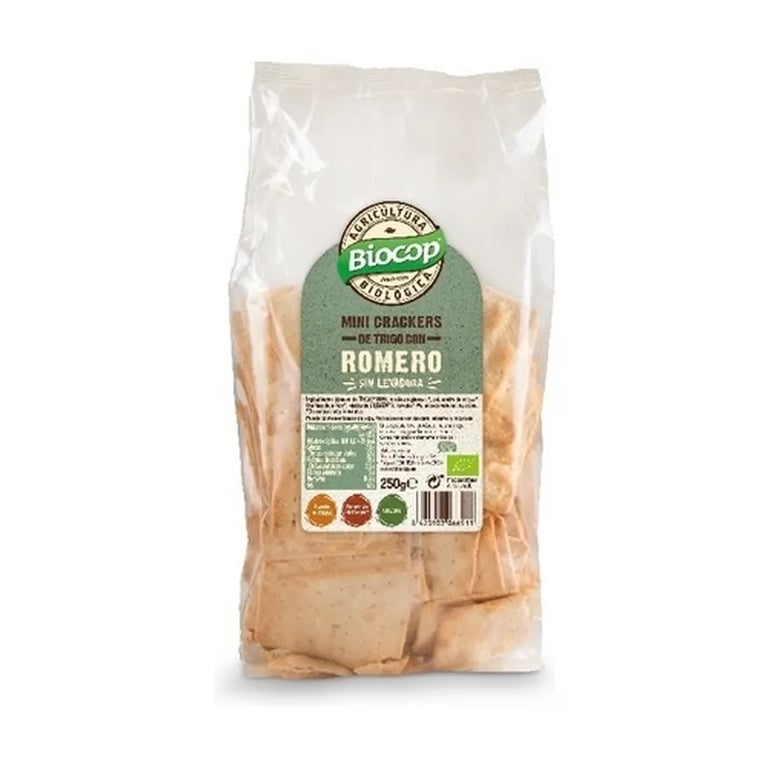 Mini Crackers Blé Avec Romarin Éco Vegan