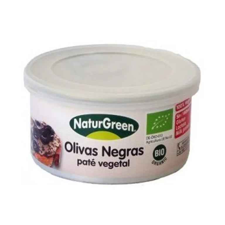 Paté Vegetal De Olivas Negras Bio
