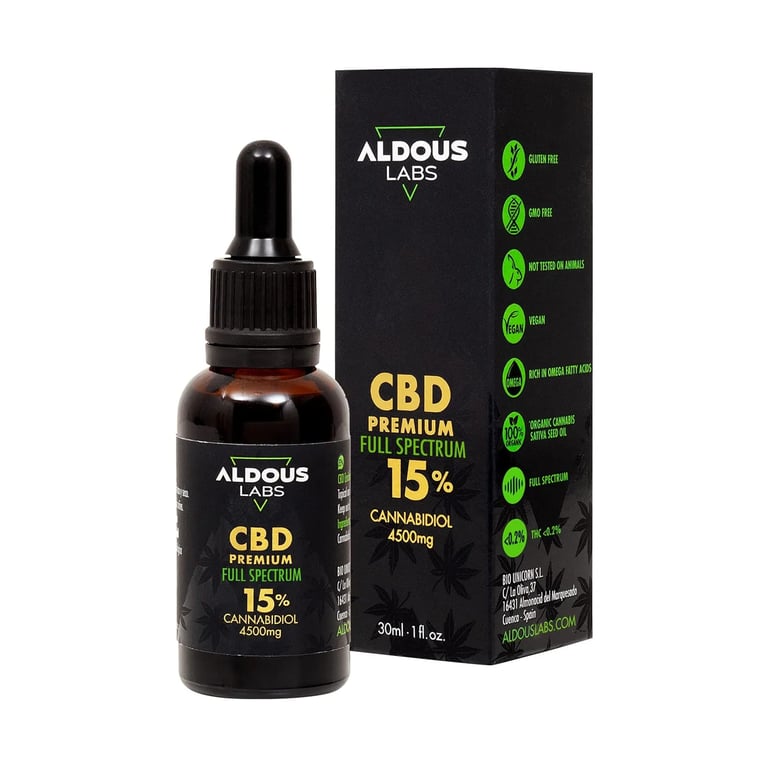 Aceite De Cáñamo Bio 15% CBD Premium Full Spectrum