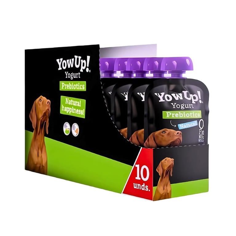 Yogur Natural Con Prebióticos Para Perros