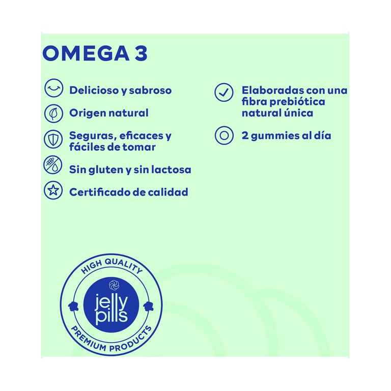 Omega 3 Gummies 70 Unités de Jelly Pills