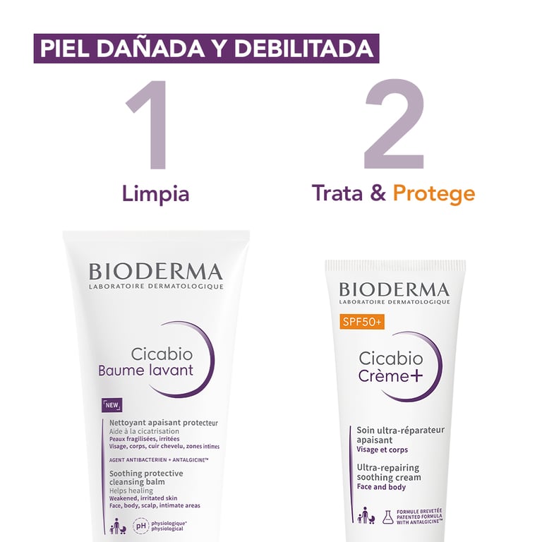 Cicabio Créme+ SPF50+ 30 ml de Bioderma