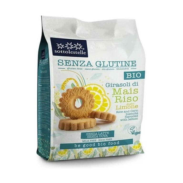 Biscuits Tournesol Maïs Riz et Citron Bio