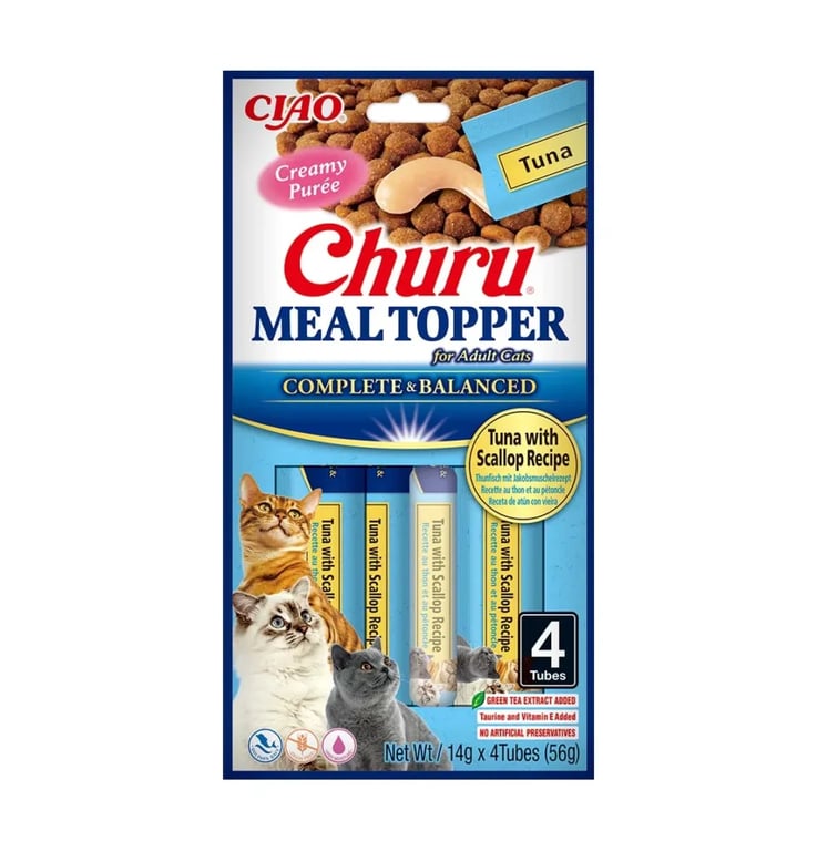 Topper Repas Félin Thon Coquille Saint-Jacques