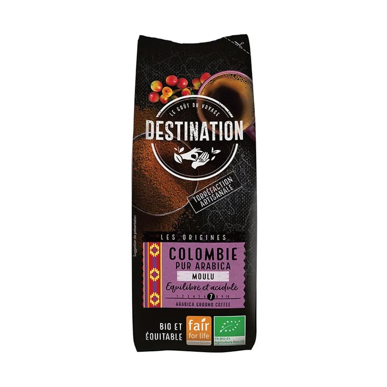 Café Puro Arábica Molido Colombia Bio